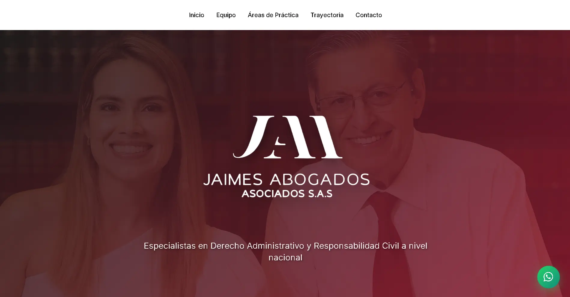Sitio web de Jaimes Abogados